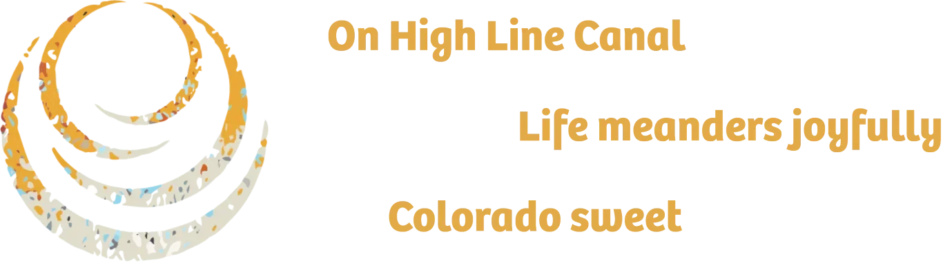 On High Line Canal, Life meanders joyfully, Colorado sweet